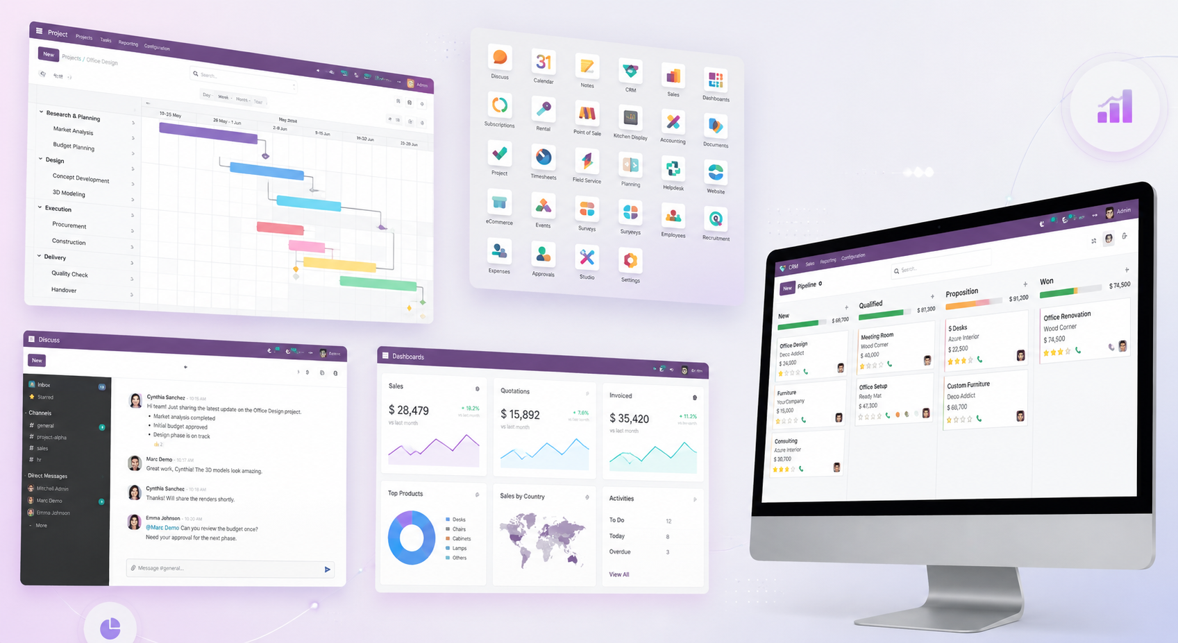 Odoo implementation services by QWY Software